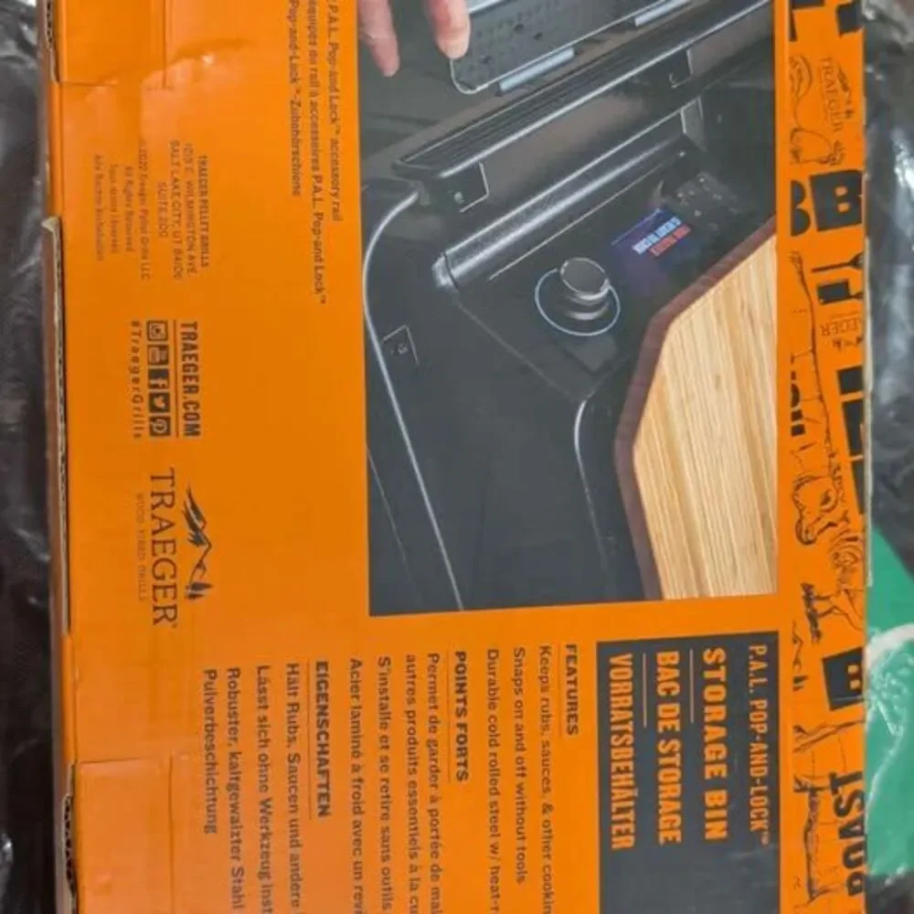 Traeger P.A.L. Pop-And-Lock Storage Bin - New in box